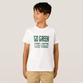 Kinderen Unisex Go Green LS T-shirt (Voorkant volledig)
