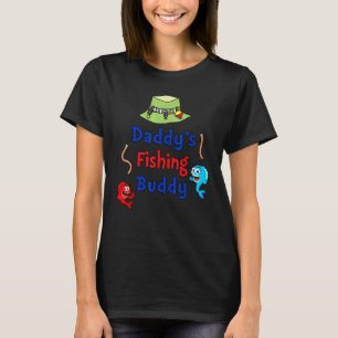 Kinderen Vaderschap Vissende Buddy Jonge Visser T-shirt