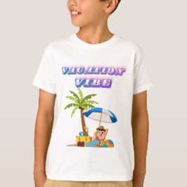 Kinderen Vakantie Vibe Beach t-shirt | Zomer Vakan