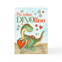 Kinderen Valentijn T-Rex Dinosaur Be Mine DINOtine