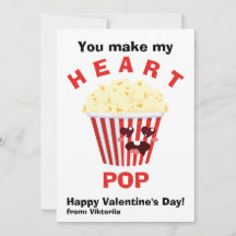 Kinderen Valentijnsdag Mooie Popcorn