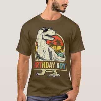 Kinderen van Birthday Boy Dino T Rex Dinosaur Boys T-shirt