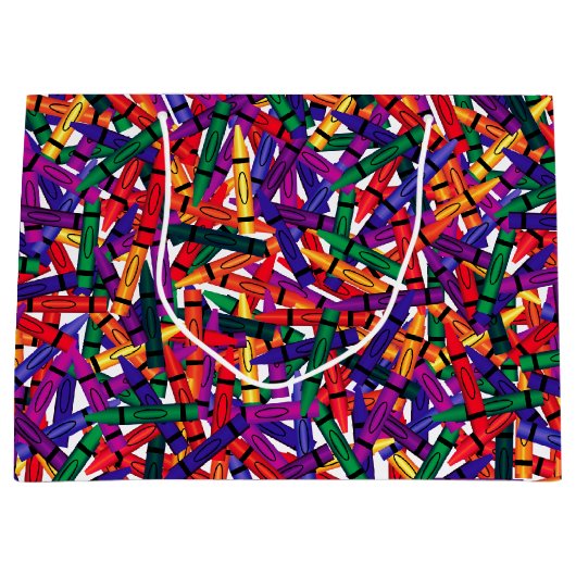 Kinderen van Birthday Crayon - grote cadeautas (Voorkant)