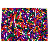 Kinderen van Birthday Crayon - grote cadeautas (Achterkant)
