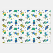 Kinderen van Birthday Inpakpapier Vel (Voorkant 3)