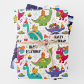 Kinderen van Birthday Inpakpapier Vel (In situ)