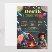 Kinderen van Birthday Kaart (Voorkant / Achterkant)