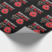 Kinderen van Birthday Ninja - 6 jaar oud partijthe Cadeaupapier (Hoek)