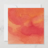 Kinderen van Birthday Ocean Beach Oranje Jellyfish Kaart (Achterkant)