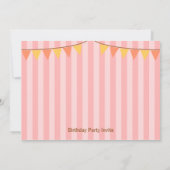 Kinderen van Birthday Party - Circus Clown en Zee  Kaart (Achterkant)