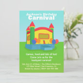 Kinderen van Birthday Party - Happy Backyard Carni Kaart (Staand voorkant)