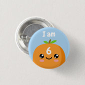 Kinderen van Birthday Ronde Button 3,2 Cm (Voorkant /achterkant)