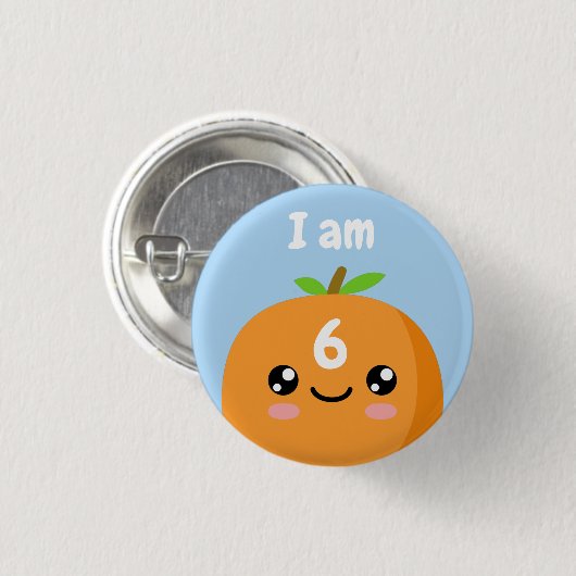 Kinderen van Birthday Ronde Button 3,2 Cm (Voorkant /achterkant)