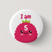 Kinderen van Birthday Ronde Button 3,2 Cm (Voorkant)