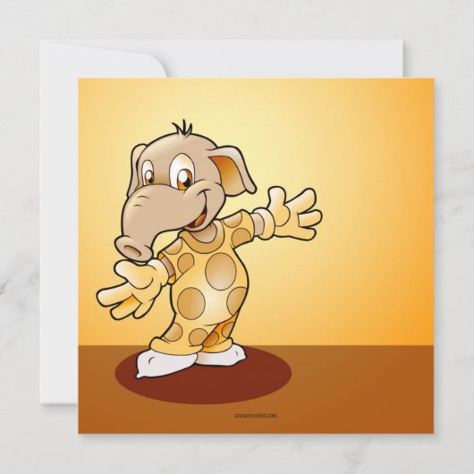 Kinderen van Birthday Slumber of uitnodiging van d (Achterkant)