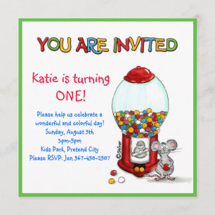 Kinderen van Birthday - wedstrijd - Uitnodiging om