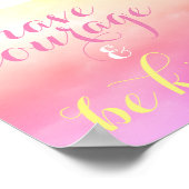 Kinderen van Courage & Be Kind Room Citate Small Poster (Hoek)