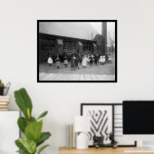 Kinderen van de Afrikaanse Amerikaanse basisschool Poster (Thuiskantoor)