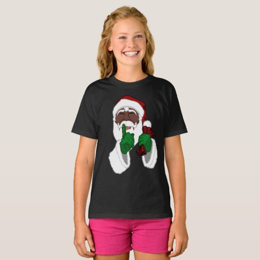 Kinderen van de Afrikaanse Santa Clause Shirt (Voorkant volledig)