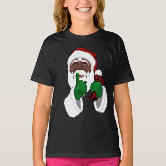 Kinderen van de Afrikaanse Santa Clause Shirt (Voorkant)