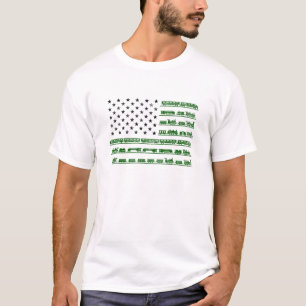 Kinderen van de Amerikaanse vlaggenwagenmotor T-shirt