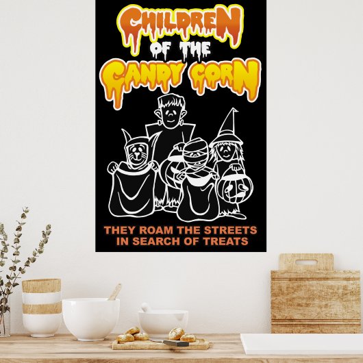 Kinderen van de Candy Corn Poster (Keuken)