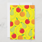 Kinderen van de eerste verjaardag van Apple Banana Kaart (Achterkant)