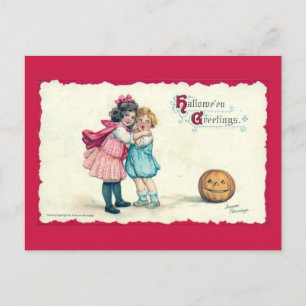 Kinderen van de groeten van de Heren en Pumpkin  Briefkaart