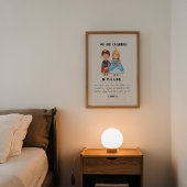 Kinderen van de King Christelijk Nursery Print