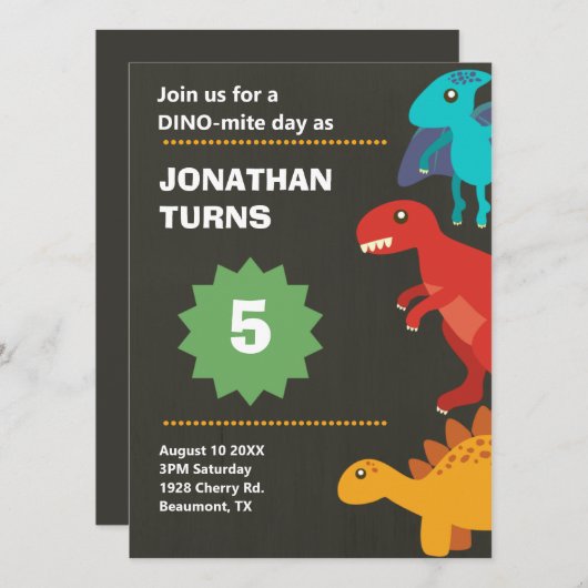 Kinderen van de moderne dinosaurus (Voorkant / Achterkant)