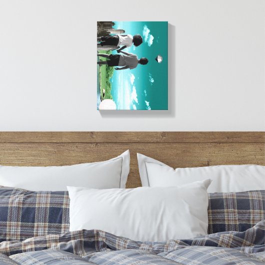 Kinderen van de toekomst canvas afdruk (Insitu (Slaapkamer))