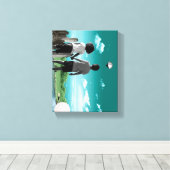 Kinderen van de toekomst canvas afdruk (Insitu (Houten vloer))