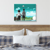 Kinderen van de toekomst canvas afdruk (Insitu (Slaapkamer))