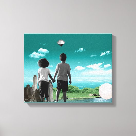 Kinderen van de toekomst canvas afdruk (Voorkant)