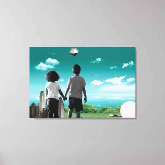 Kinderen van de toekomst canvas afdruk (Voorkant)