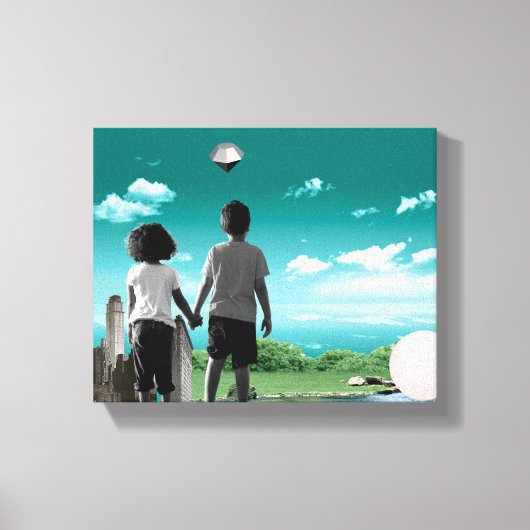 Kinderen van de toekomst canvas afdruk (Voorkant)