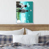 Kinderen van de toekomst canvas afdruk (Insitu (Slaapkamer))