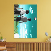 Kinderen van de toekomst canvas afdruk (Insitu (Woonkamer))