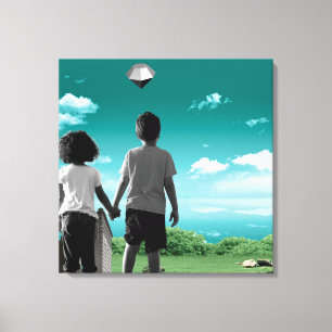 Kinderen van de toekomst canvas afdruk