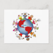 Kinderen van de wereld briefkaart (Voorkant)