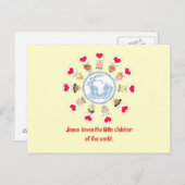 Kinderen van de wereld briefkaart (Voorkant / Achterkant)