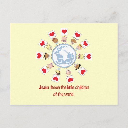 Kinderen van de wereld briefkaart (Voorkant)