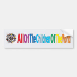 Kinderen van de wereld bumpersticker
