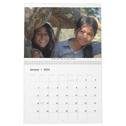 Kinderen van de wereld kalender (Jan 2026)