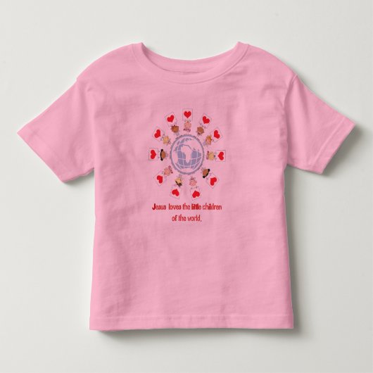 Kinderen van de wereld kinder shirts (Voorkant)