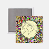 Kinderen van de wereld magneet (Voorkant / Achterkant)