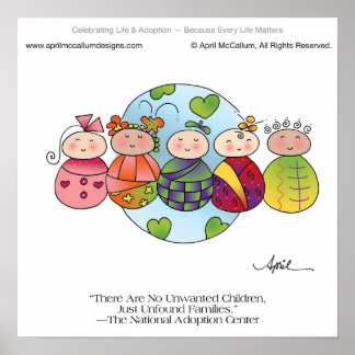 KINDEREN VAN DE WERELD Print door April McCallum