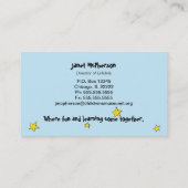 Kinderen van de Wereld Profiel kaart Visitekaartje (Achterkant)