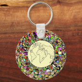 Kinderen van de wereld sleutelhanger (Voorkant)