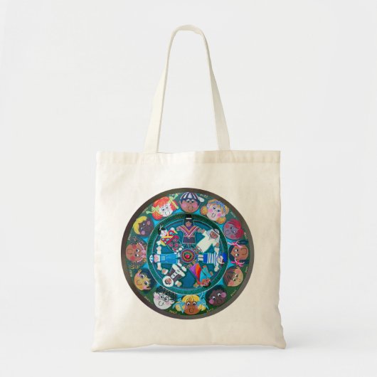 Kinderen van de wereld tote bag (Voorkant)